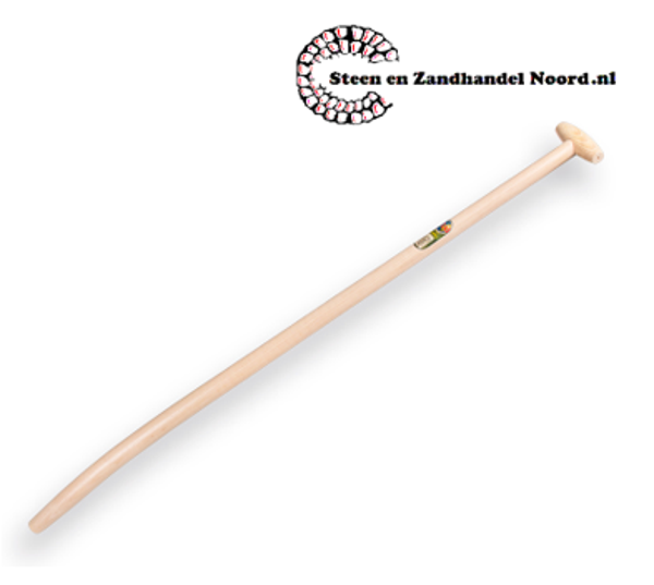 Schopsteel ATLAS 130 cm gebogen, met doorgestoken hilt