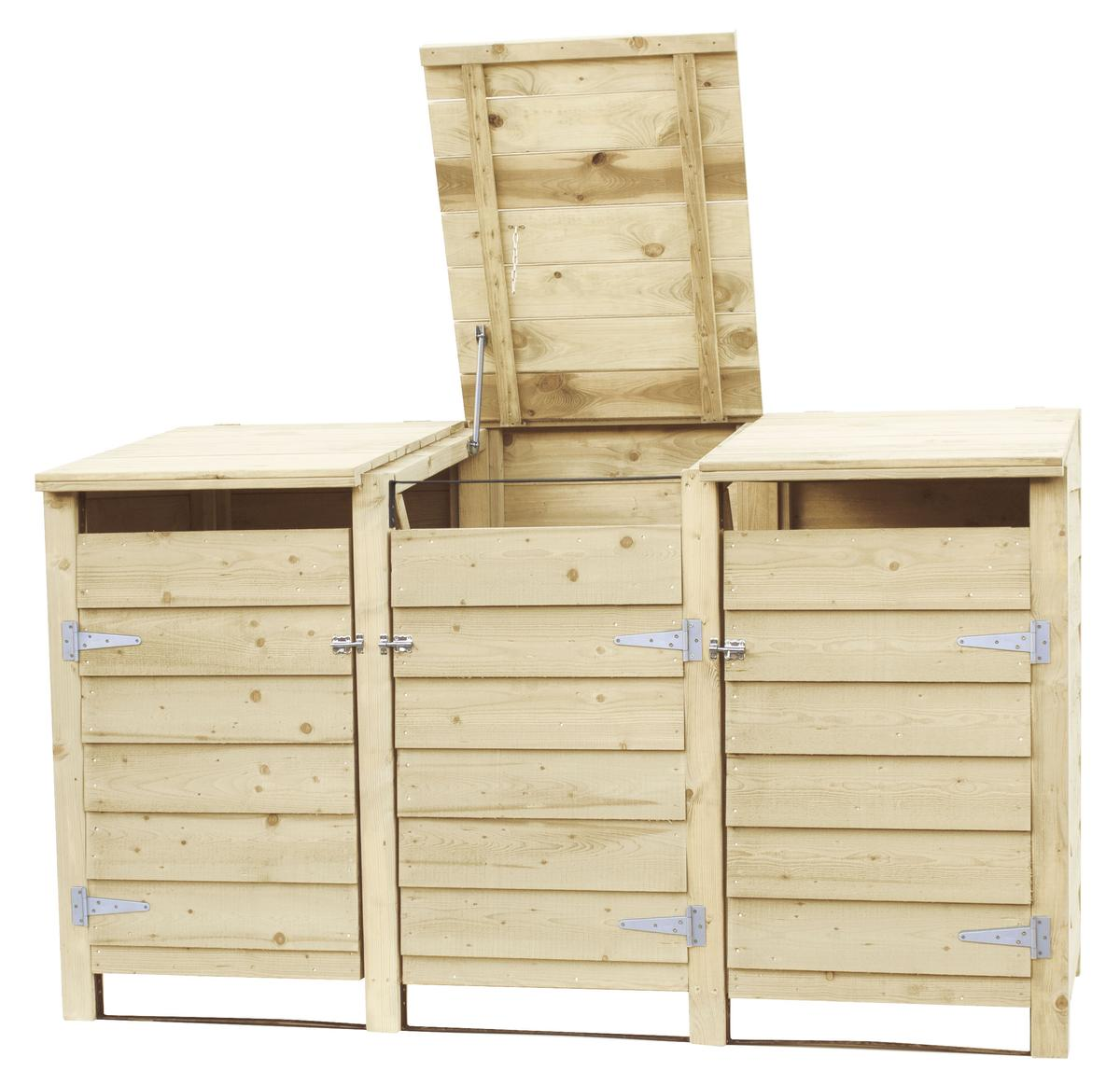 Containerkast tripel 128,7 x 224,5 x 89 cm