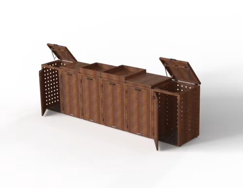 Kliko Ombouw Corten Met Vaste Deksel (diverse afmetingen)