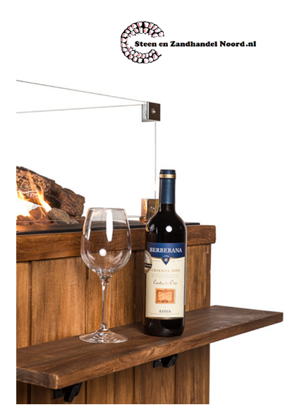 Teakhouten Side Table Klein