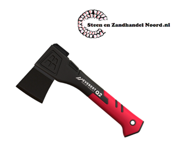 Campingbijl EVEREST Q2 620 gram, met fiberglassteel 25 cm