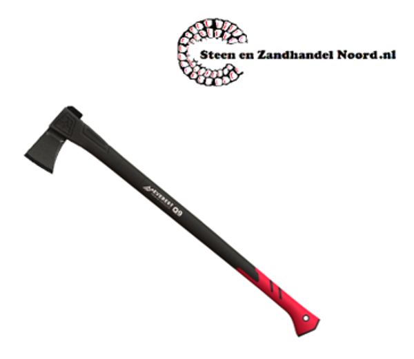 Kloofbijl EVEREST Q9 3000 gram, met fiberglassteel 92 cm