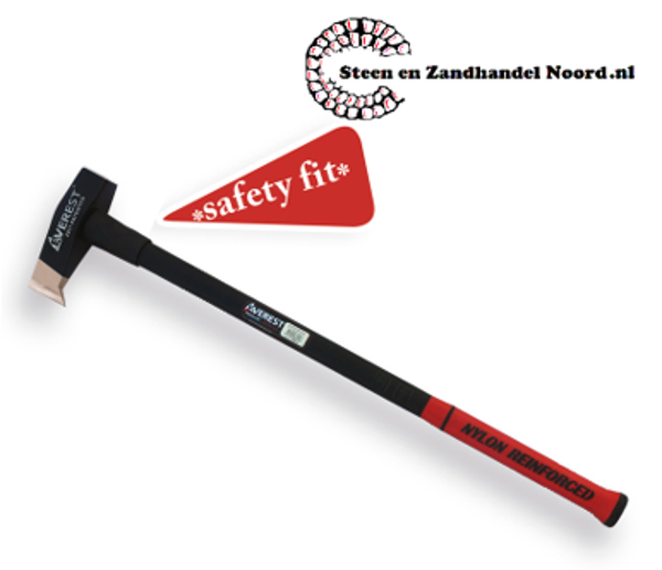 Kloofbijl EVEREST 3000 gram met fiberglassteel 90 cm.