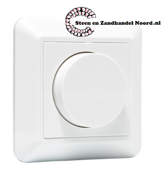 LED draaidimmer Atlas | wit