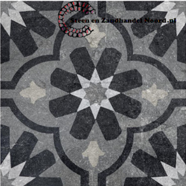 GeoCeramica Elios Decoro Tulipa 80x80x4