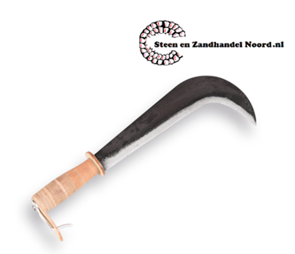 Zwitsers kapmes - Gertel - Machete ADLER, 28 cm met lederen handvat