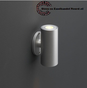 Cree LED wandlamp Amadora | warmwit | rond | 2 x 1,5 watt | up & down | wit