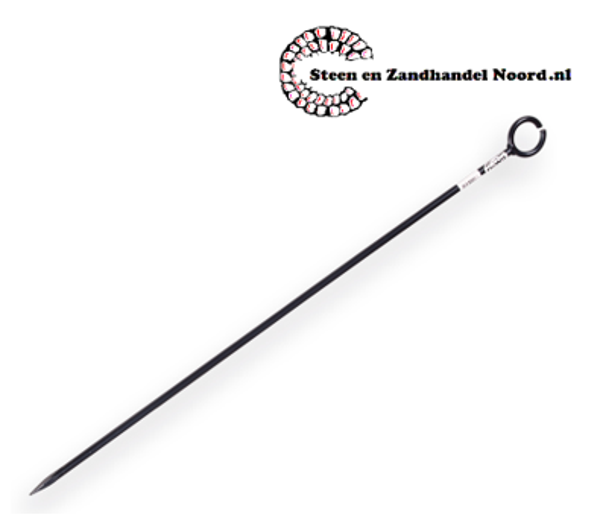Draadpen, de Wit, lengte 800 x 10 mm. met oog