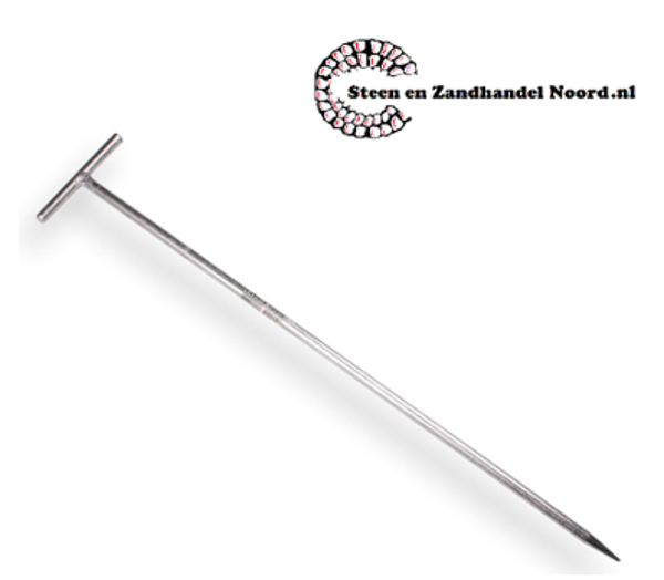 Draadpen LABORA, lengte 800 mm, diameter ø 14 mm, verzinkt met T-kop