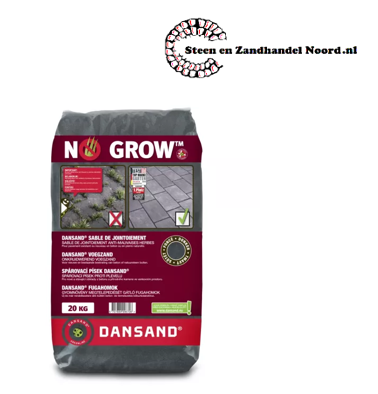Dansand No Grow Onkruidwerend Voegzand Dark 20kg
