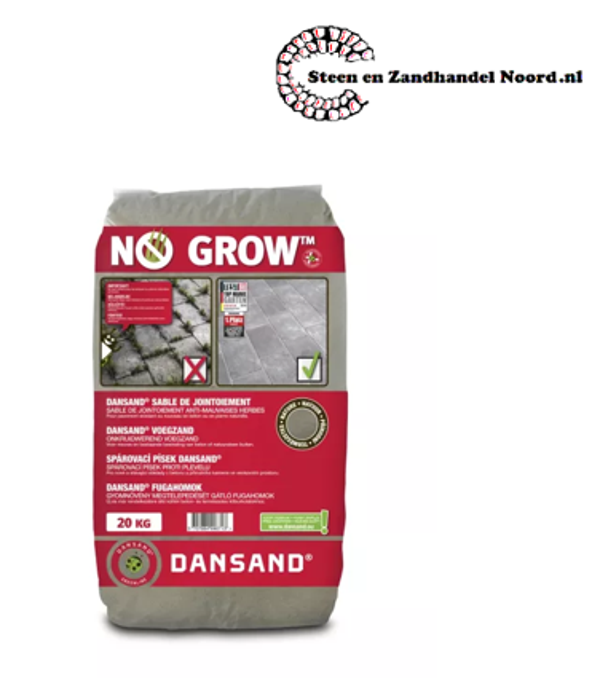 Dansand No Grow Onkruidwerend Voegzand Natural 20kg