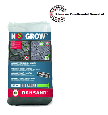Dansand No Grow Stone Dust Onkruidwerend Voegzand Dark 20kg
