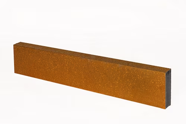 Stalen U-Profiel Ongelijkzijdig Opsluitband 5 cm Corten