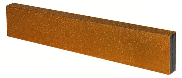 Stalen U-Profiel Gelijkzijdig Opsluitband 6 cm Supra Bruin