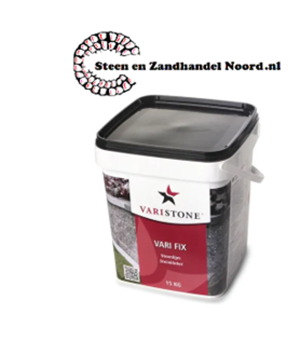 Varistone vari fix steenlijm grijs 15 kg emmer
