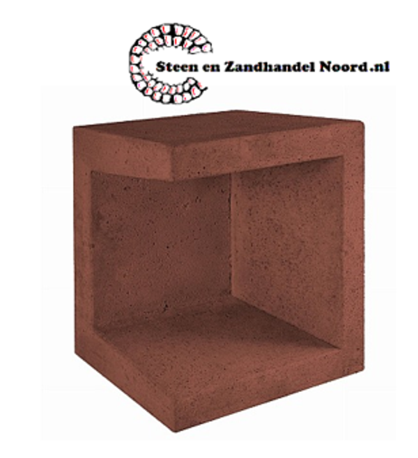 U-element Roestbruin 40x40x50