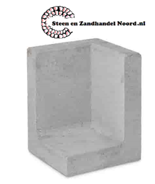 L-hoekelement Grijs (diverse afmetingen)