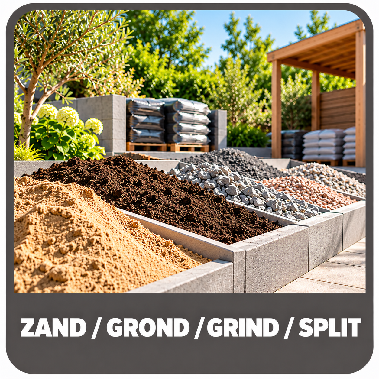 Zand en grond