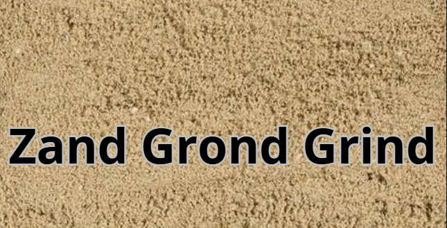 Zand grond en grind