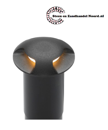 LED grondspot Lagoa | warmwit | 3 watt | rond | 3-lichts | 24 volt