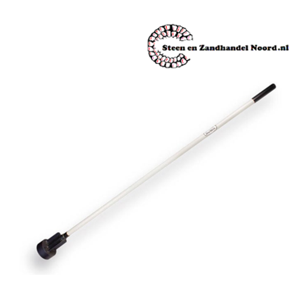 Stamper 3,5 kg met fibersteel, de Wit, 11 cm Ø, lengte 160 cm