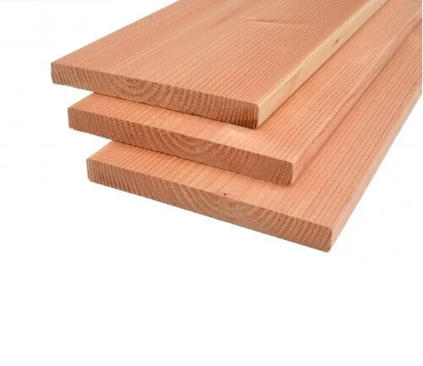 Plank Douglas 2,2x15 cm vers, onbehandeld fijnbezaagd (diverse lengtes)