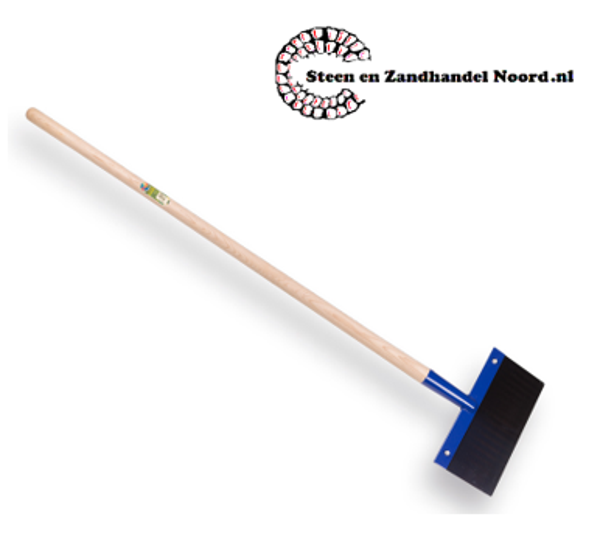 Betonschraper 30 cm. met steel van 130 cm.