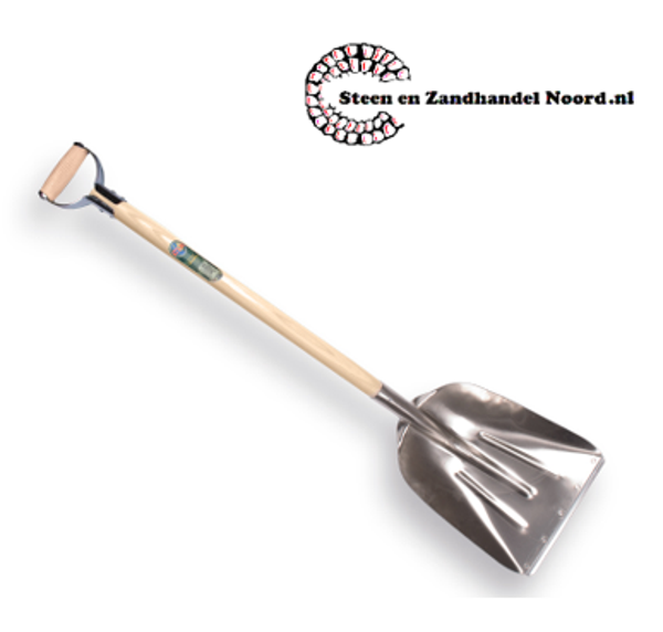 Graanschop Aluminium OFFNER JUMBO met strip en Atlas YD-STEEL 95 cm. gebogen