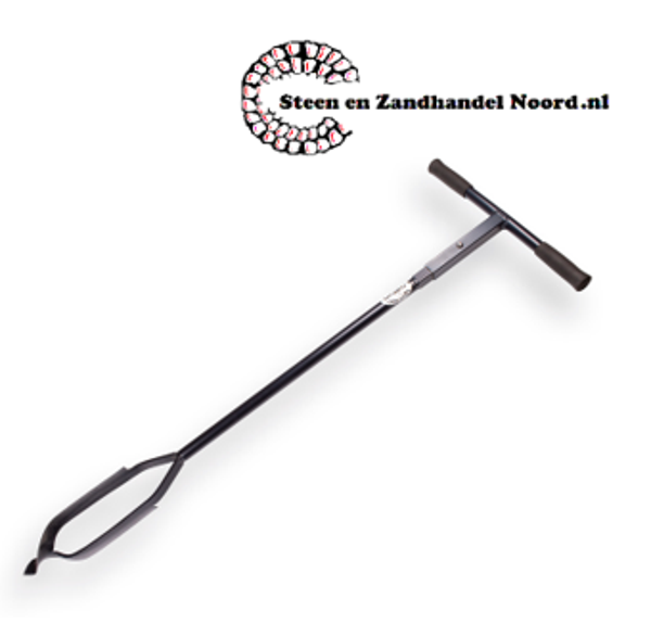 Grondboor 12 cm. met gedraaide punt, verlengbaar