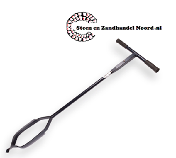 Grondboor 16 cm. met gedraaide punt, verlengbaar