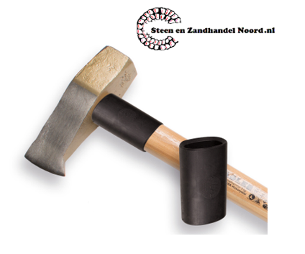 Beschermring rubber voor kloofbijl-en voorhamersteel.