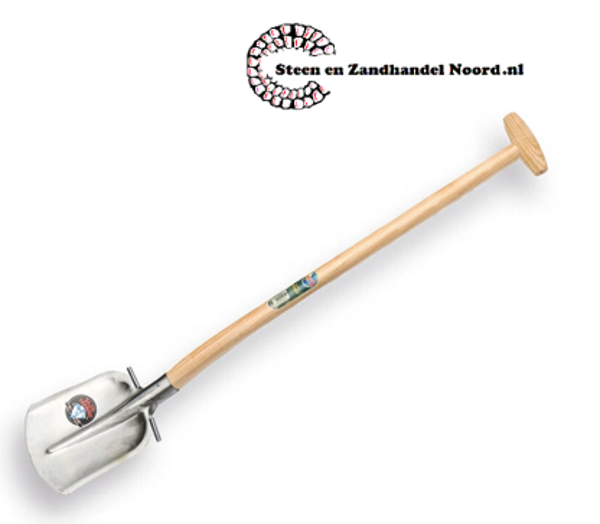 Steekbats Atlas Diamant 1/4 000, gehard, gepolijst met RONDE OPSTAP met ATLAS schopsteel 110 cm