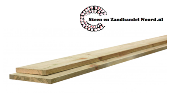 Vuren fijnbezaagde plank (diverse afmetingen)