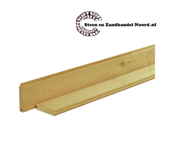 Blokhutprofiel vuren (diverse afmetingen)