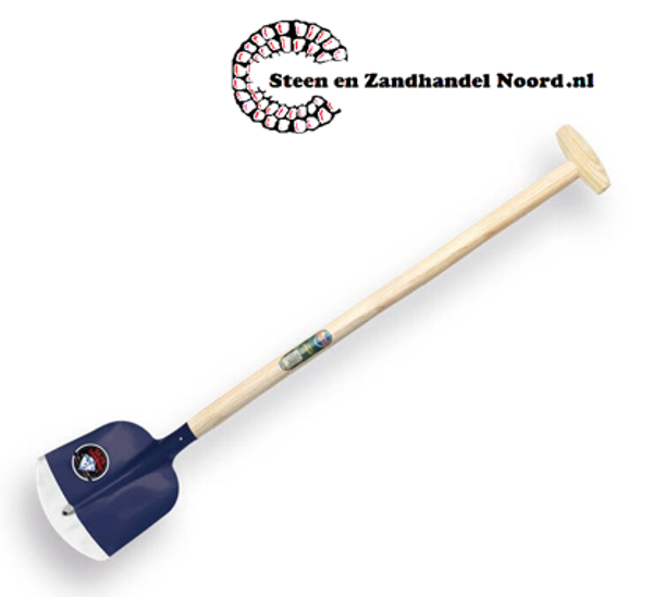 Schepbats ATLAS DIAMANT 3/4 1 blauw, met blijham 100 cm. sterk gebogen.