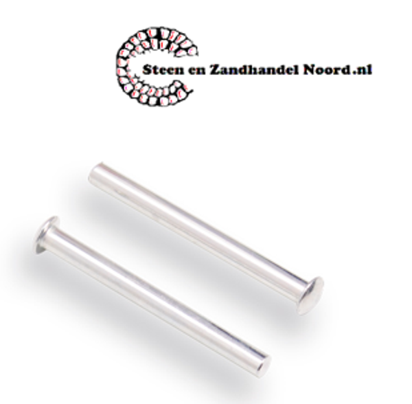 Klinknagel, ATLAS, voor montage S & J spadestelen, lengte 40 mm. Verpakt per 2 stuks in blister