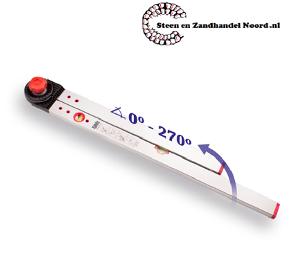 BMI Hoekmeter Korte been 60 cm, lange been 80 cm.