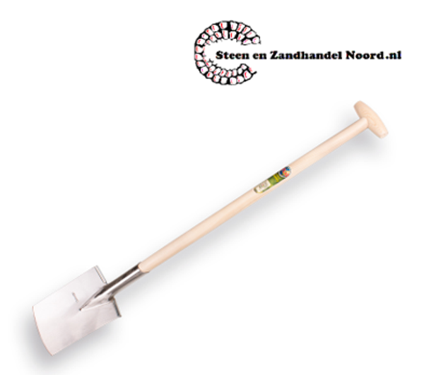 Damesspade ATLAS DIAMANT gepolijst, RONDE OPSTAP, met ATLAS T-steel 85 cm