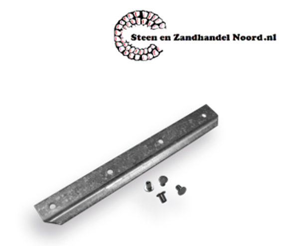 Strip met 4 klinknagels voor OFFNER ballastschoppen