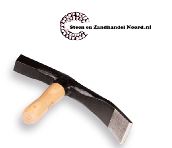 Straathamer model BRABANT, 70 mm, met houten steel, korte bles 175 mm