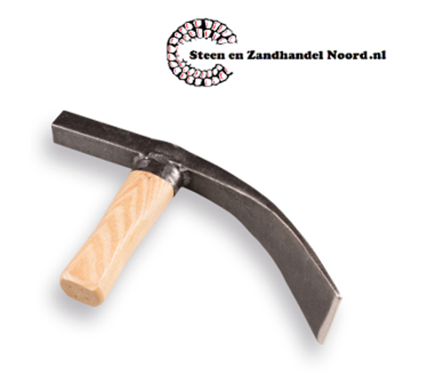 Straathamer model STAPHORST 70 mm, met houten steel