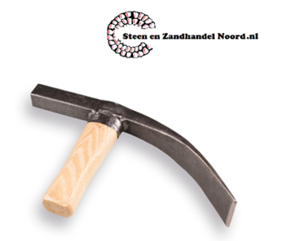 Straathamer model STAPHORST 50 mm, met houten steel