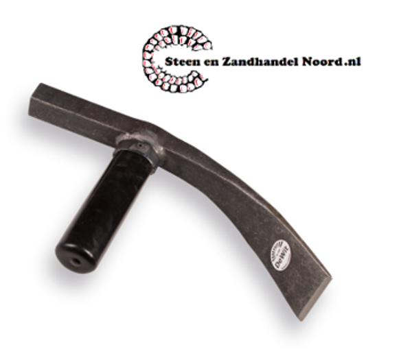 Straathamer De Wit 7 cm. met fiberglassteel, model Staphorst