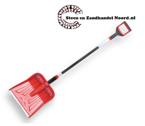 Sneeuwschuiver SNOWER PROFI 40 cm, met ergonomische aluminium steel en D-greep
