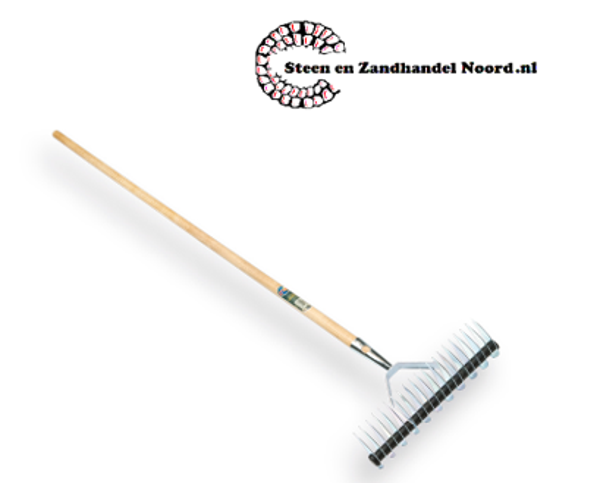 Verticuteerhark 11/21 tands (36cm) met steel 150 x 2,8 cm