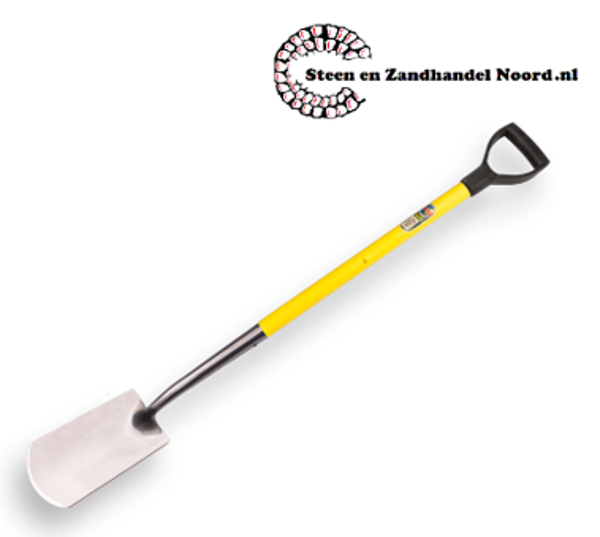Spade ATLAS DIAMANT gepolijst, met FIBERGLAS D-steel, totale lengte 110 cm