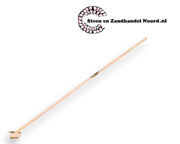 Voegenborstel - onkruidborstel met Scratcher met steel 150 x 2,8 cm