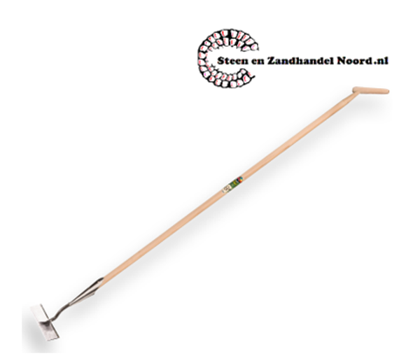 Venlo's model schoffel ATLAS, 20 cm. gesmeed, BLANK, met schoffelsteel 160 x 2,8 cm. exc.punt (547850), gemonteerd met schroef