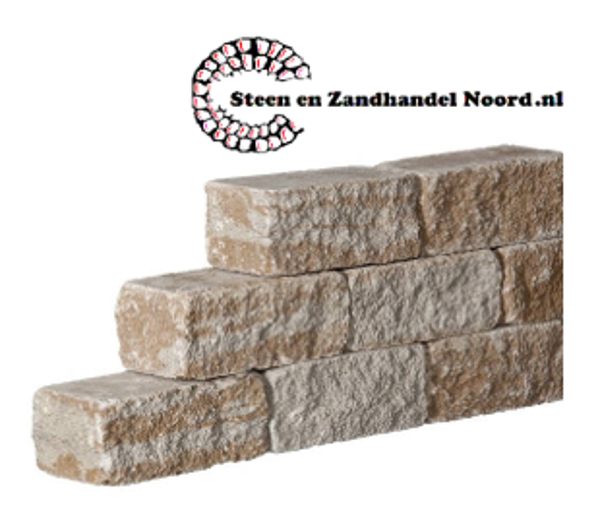 Splitton getrommeld 30x15x12 cm sierra nevada (4 zijde gekloofd)