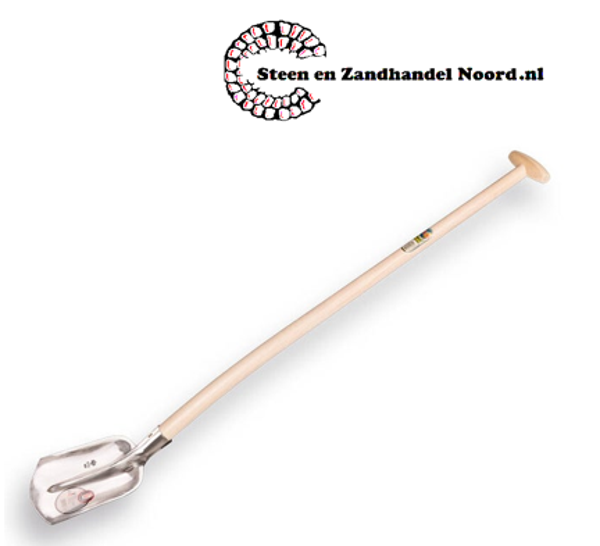 Steekbats ABC 1/4 000 gepolijst, met ATLAS schopsteel 110 cm gebogen
